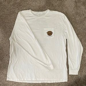 Over Under White Long sleeve T shirt size XL
